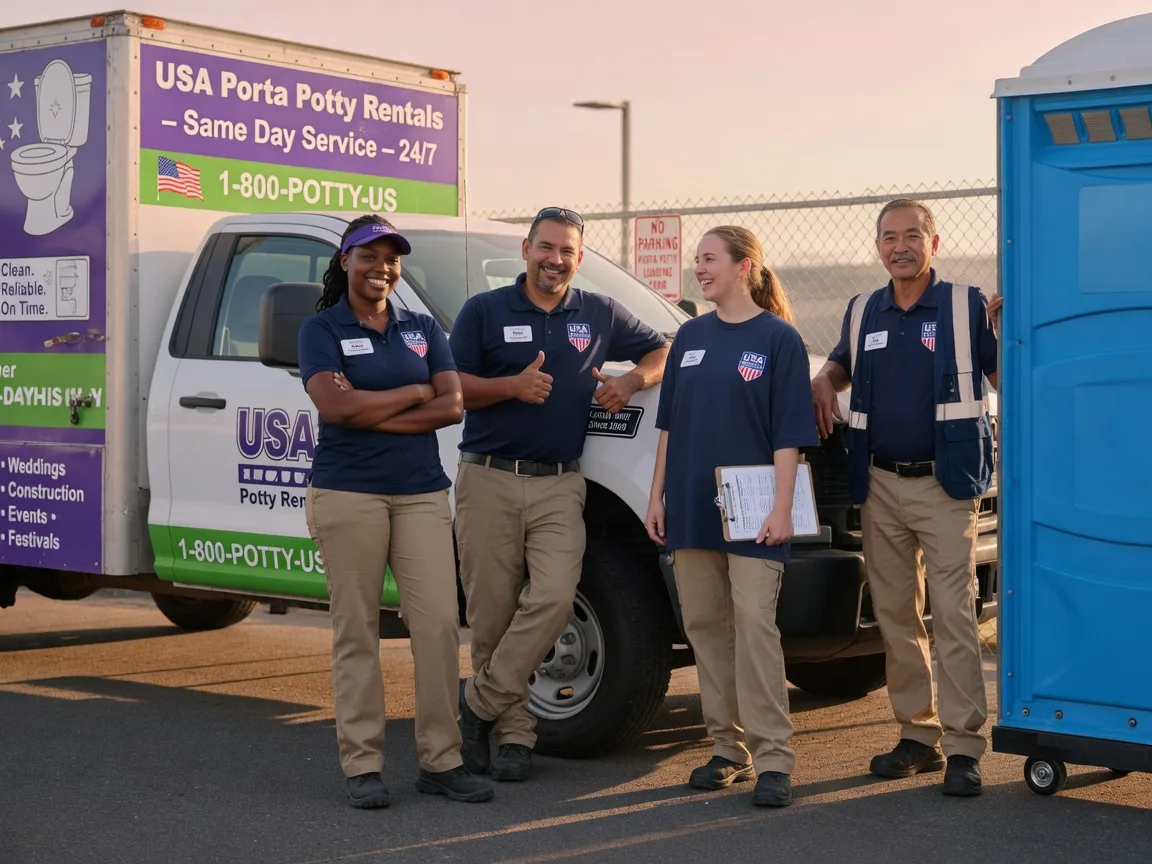 Porta Potty Rental company in Davenport, CA